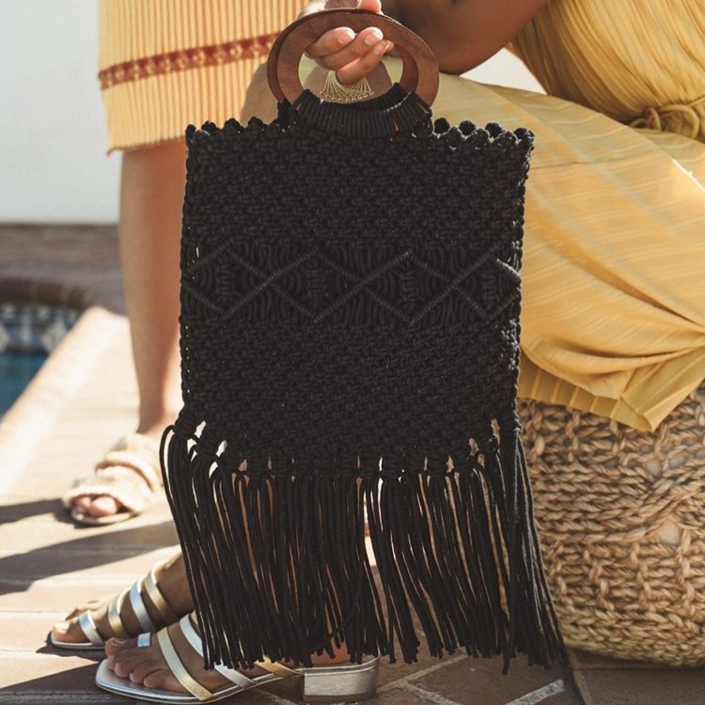 Danielle Nicole Macramé handbag (HP!)